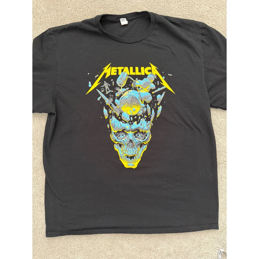 Metallica 72 Seasons Tour T-Shirt XL Black Skull Graphic 2024 Concert Tee
